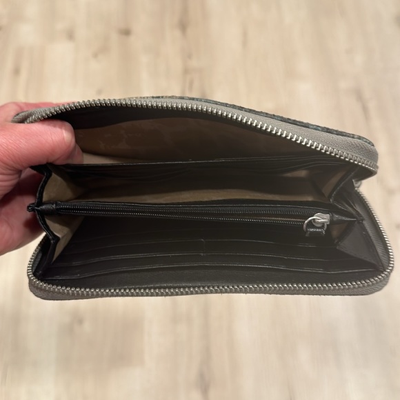 🐍Vintage Python Theme w Rivets Long Zippy Wallet🐍 - Picture 4 of 4